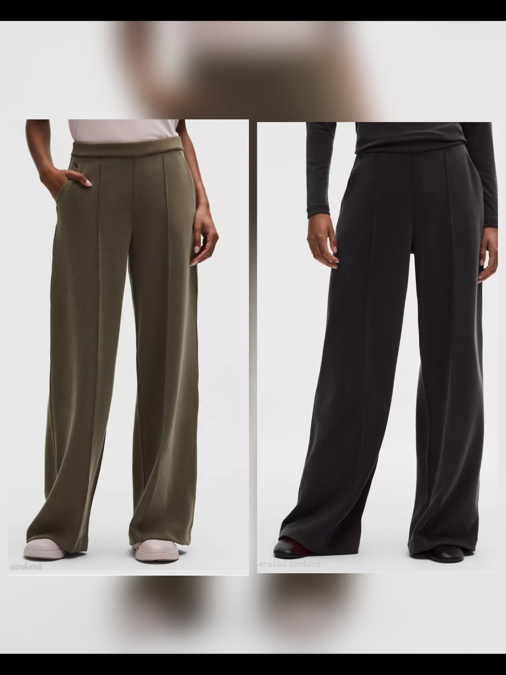 2 lululemon Softstreme HR Pintuck Wide-Leg Pant *Regular